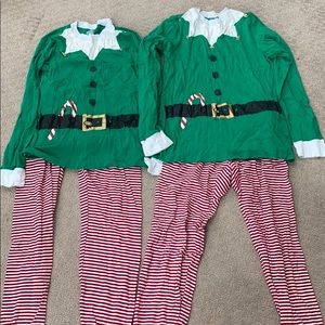 Matching elf pj set